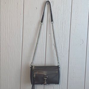 Rebecca Minkoff Dark Grey Chain Crossbody Bag